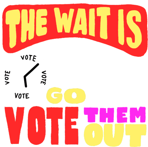Go Vote Early Voting Early Sticker - Go Vote Early Vote Early Voting Early Stickers