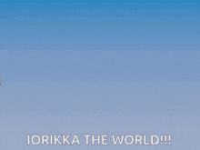 a picture of a girl and a boy with the words iorikka the world