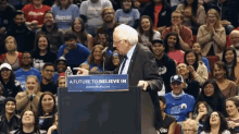 Bernie And Birdie GIF - Speech Bernie Sanders A Future To Believe In GIFs