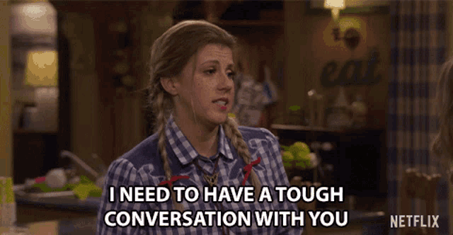 I Need To Have A Tough Conversation With You Jodie Sweetin GIF - I Need To Have A Tough Conversation With You Jodie Sweetin Stephanie Tanner GIFs