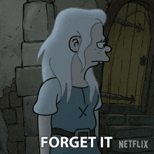 Forget It Bean GIF - Forget It Bean Disenchantment GIFs