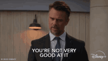 Youre Not Very Good At It Josh Duhamel GIF - Youre Not Very Good At It Josh Duhamel The Mighty Ducks Game Changers GIFs