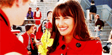 Glee Rachel Berry GIF - Glee Rachel Berry Flower GIFs