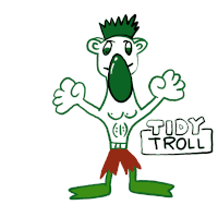 Tidy Troll Veefriends Sticker - Tidy Troll Veefriends Neat Stickers