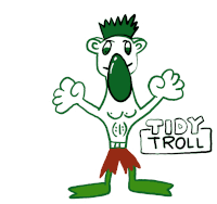 Tidy Troll Veefriends Sticker