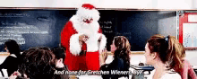 Santa None For Gretchen Wieners GIF - Santa None For Gretchen Wieners Mean Girls GIFs