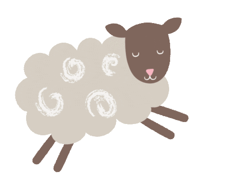 Sleepy Sheep Sticker - Sleepy Sheep Stickers
