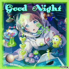 Good Night Love GIF - Good Night Love Honami Mochizuki GIFs
