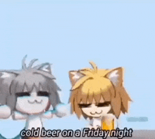 Neco Arc Cold Beer On A Friday Night GIF - Neco Arc Cold Beer On A Friday Night GIFs