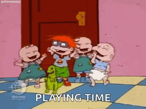 Rugrats "playing time" GIF