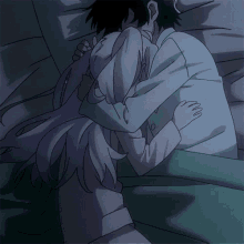 Anime Couple Sleeping GIFs | Tenor