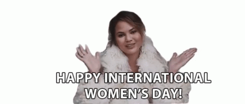 Happy International Womans Day Girl Power Sticker Happy International Womans Day Girl Power