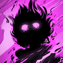 a purple background with a silhouette of a person