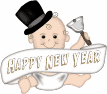 baby new year happy new year