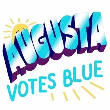 vote blue im voting blue georgia ga go vote