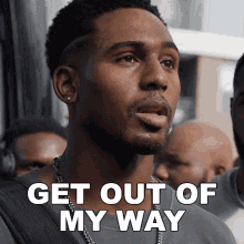 Get Out Of My Way Jamison Fields GIF - Get Out Of My Way Jamison Fields The Game GIFs