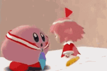 Kirby Kiss GIF - Kirby Kiss Blushing GIFs