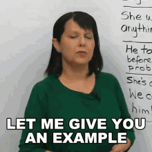 Let Me Give You An Example Rebecca GIF - Let Me Give You An Example Rebecca Engvid GIFs