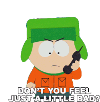 Dont You Feel Just A Little Bad Kyle Broflovski Sticker - Dont You Feel Just A Little Bad Kyle Broflovski South Park Stickers