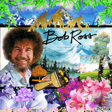 Bob Ross Painting GIF - Bob Ross Bob Ross GIFs