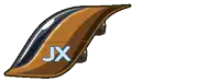 a cartoon drawing of a plane with the word jx on it