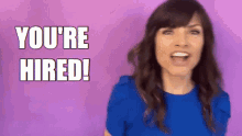 Your Happy Workplace Wendy Conrad GIF - Your Happy Workplace Wendy Conrad Youre Hired GIFs