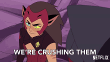 were crushing them catra shera and the princesses of power were defeating them were dominating them
