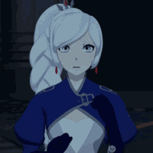 weiss schnee rwby cry crying scared