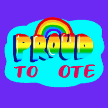 lcv proud to vote lgbtq lesbian gay