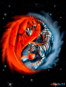 Griffin And Tiger Yin Yang GIF - Griffin And Tiger Yin Yang Bad GIFs