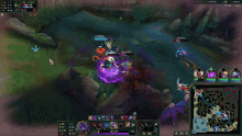 a screenshot of a league of legends game showing a player 's health