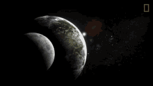 Earth And Moon In The Universe GIF - Earth And Moon In The Universe Planet Earth GIFs