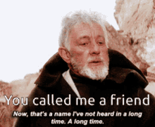 Call Me Friend GIF - Call Me Friend Obi Wan GIFs