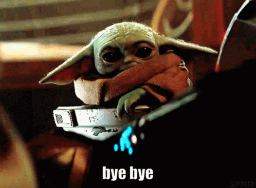 Bye Bye Bye GIF - Bye Bye Bye Baby Yoda - Discover & Share GIFs