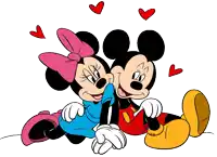 Mickey And Minnie Mickey Mouse Sticker