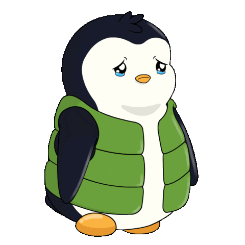 Sad Crying Sticker - Sad Crying Penguin Stickers
