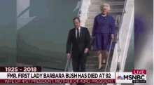 Former First Lady Barbara Bush GIF - Former First Lady Barbara Bush Breaking News GIFs