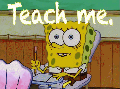 Teach Me GIF - Teach Me Spongebob School - Découvrir et partager des GIF