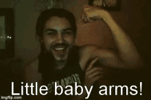 sirius little baby arms flex muscles