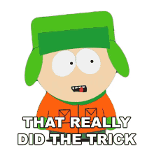 that really did the trick kyle broflovski south park s7e7 red mans greed