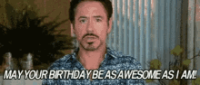 Robert Downey Jr Birthday GIF - Robert Downey Jr Birthday As Cool As I Am GIFs
