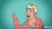Stay Cool Man Joey Pogo GIF - Stay Cool Man Joey Pogo Hilary Swank GIFs