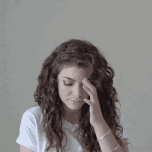 Lorde Hair Comb GIF
