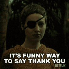 Its Funny Way To Say Thank You Mary Gray GIF - Its Funny Way To Say Thank You Mary Gray Brand New Cherry Flavor GIFs