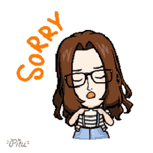 apologize sorry pitu cute girl