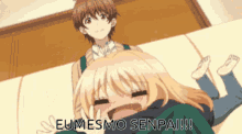 Eumesmo Senpai Anime GIF - Eumesmo Senpai Anime Blushing GIFs