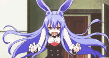 Black Rabbit Anime GIF - Black Rabbit Anime Angry GIFs