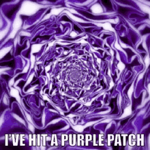 purple patch run of good luck success good fortune positive outcome