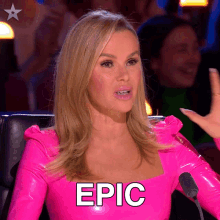 Epic Amanda Holden GIF - Epic Amanda Holden Britains Got Talent GIFs