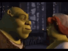 Kiss Shrek GIF - Kiss Shrek Princess Fiona GIFs